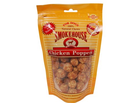 Smokehouse Chicken Poppers Dog Treat 1ea/4 oz
