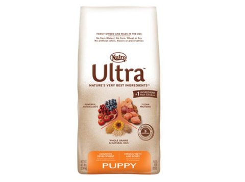 Nutro Products Ultra High Protein Puppy Dry Dog Food Trio of Proteins from Chicken, Lamb, and Salmon 1ea/15 lb