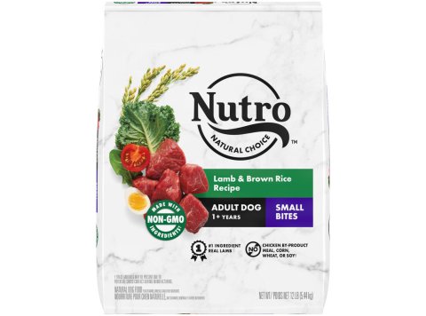 Nutro Products Natural Choice Small Bites Adult Dry Dog Food Lamb & Brown Rice 1ea/12 lb