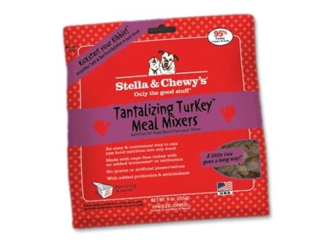 Stella And Chewys Freeze Dried Dog Food Mixers Turkey 18oz.