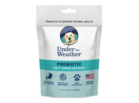 Under The Weather Probiotic Soft Chew For Dogs 60count