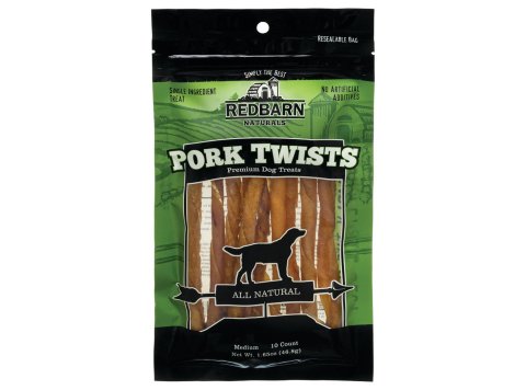 Redbarn Pet Products Pork Skin Twist Dog Treat 1ea/10 ct