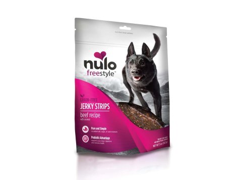 Nulo Freestyle Grain-Free Jerky Strip Dog Treats Beef w/Coconut 1ea/5 oz