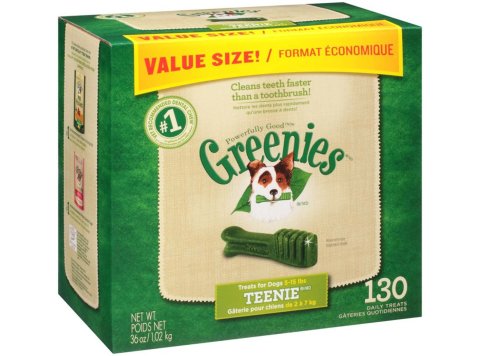 Greenies Dog Dental Treats Teenie Original 36 oz, 130 ct (EXPIRES 02/2025)