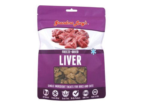 Grandma Lucys Dog Freeze Dried Liver Treat 3 oz..