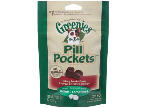 Greenies Pill Pockets for Tablets Hickory Smoke 1ea/30 ct, 3.2 oz