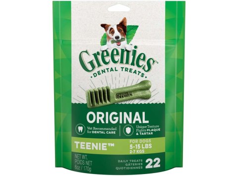 Greenies Dog Dental Treats Teenie Original 1ea/6 oz, 22 ct