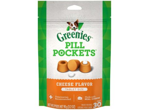 Greenies Pill Pockets for Tablets Cheese 1ea/30 ct, 3.2 oz