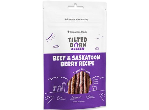Tilted Barn Dog 3.53oz. Beef & Saskatoon Berry