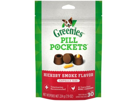 Greenies Pill Pockets for Capsules Hickory Smoke 1ea/30 ct, 7.9 oz