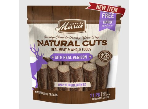 Merrick Dog Natural Cut Venison Small Chew 11 Count
