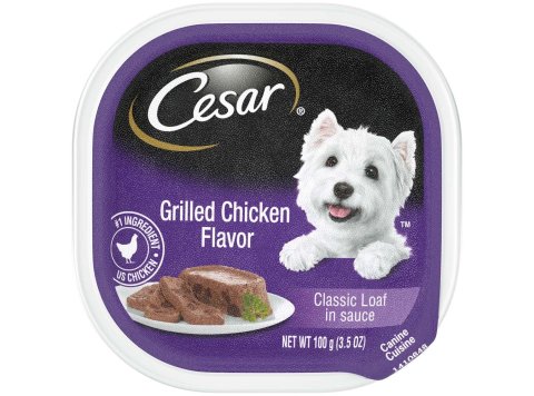 Cesar Classic Loaf in Sauce Adult Wet Dog Food Grilled Chicken 3.5 oz. (Case of 24)