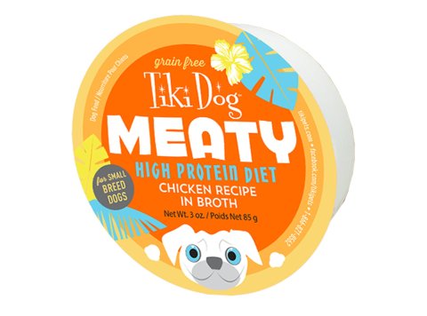 Tiki Pets Dog Mighty Chicken 3oz. (Case of 4)