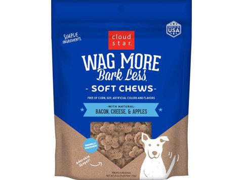 Cloudstar Wagmore Dog Soft And Chewy Bacon And Cheese 6oz.