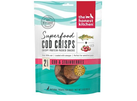 Honest Kitchen Dog Superfood Grain Free Cod Strawberry 3oz.