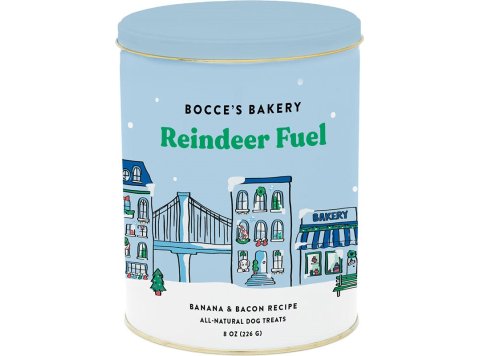 Bocces Bakery Dog Tin Reindeer 8oz.
