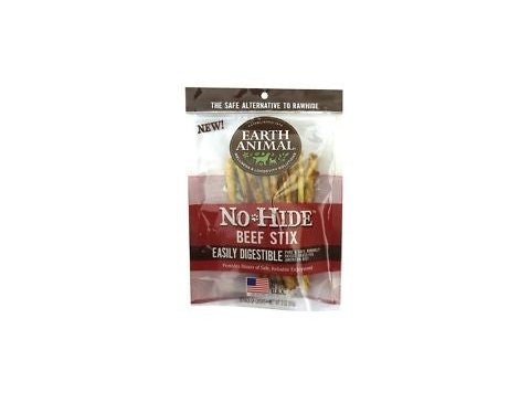 Earth Animal No Hide Beef Chews Dog Treats; 10 Pack - Small