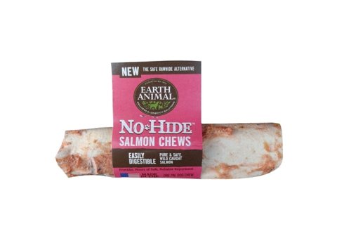 Earth Animal No Hide Salmon Chews Dog Treats; Medium (Case Of 24)
