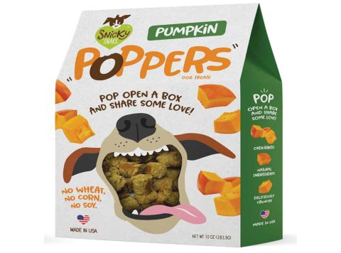 Snicky Snak Poppers Dog Treat Pumpkin 1ea/10 oz