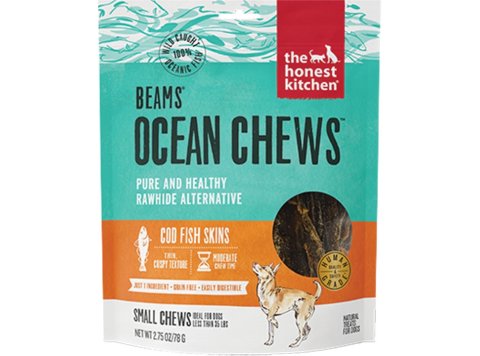 The Honest Kitchen Dog Beams Ocean Chews Cod Small 2.75oz.