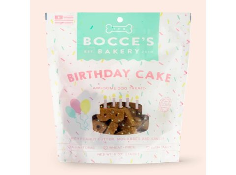 Bocce's Bakery Dog Birthday Cake Biscuits 5oz.