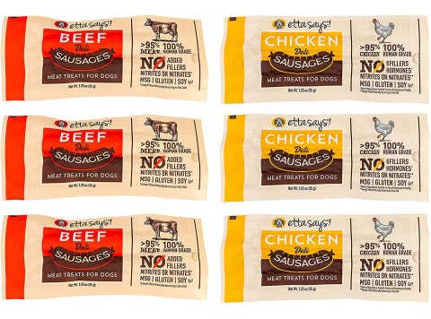 Etta Says! Sausage Link Dog Treats Beef 12ea/1.25 oz