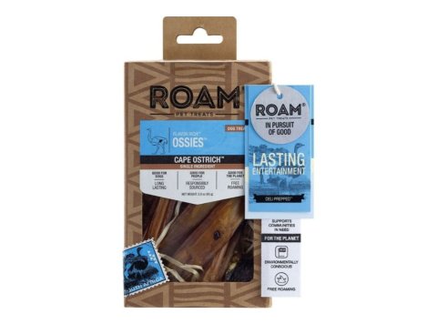 Roam Flavor Rich Ossies Ostrich 3oz.