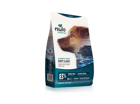 Nulo Challenger High-Meat Adult & Puppy Dry Dog Food Northern Catch Haddock, Salmon & Redfish 1ea/11 lb