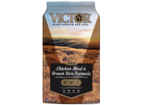 Victor Super Premium Dog Food Select Dry Dog Food Chicken Meal & Brown Rice 1ea/40 lb