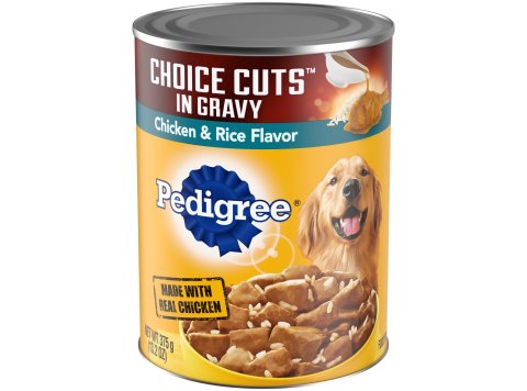 Pedigree Choice Cuts Chicken and Rice Dog Food 12Ea/13.2 Oz, 12 Pk