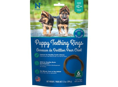 Nbone Dog Teething Ring Salmon 6 Pack