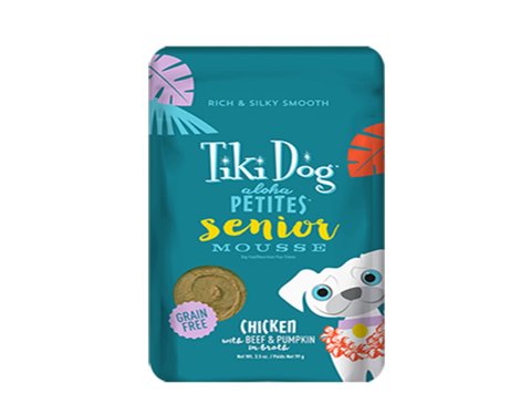Tiki Pets Dog Aloha Mousse Senior 3.5oz.(Case of 12)
