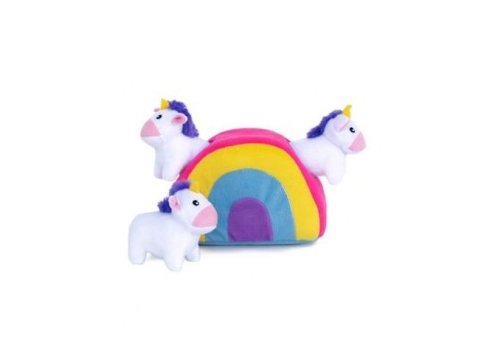 ZippyPaws Zippy Burrows - Unicorns in Rainbow
