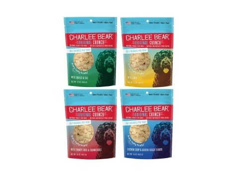 Charlee Bear Original Crunch Dog Treats 16 oz Cheese & Egg