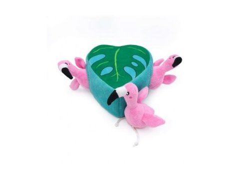 ZippyPaws Zippy Burrows - Flamingos in Monstera