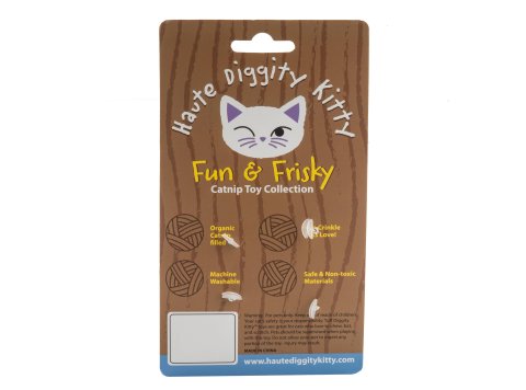 Kitty Vuiton Balls (Monogram) Organic Catnip Toys