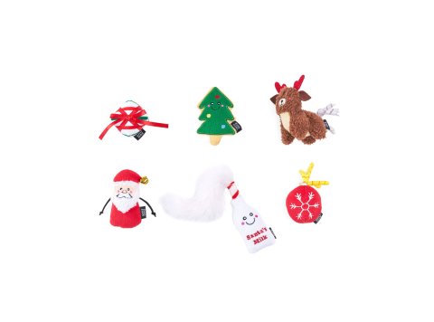 ZippyClaws Holiday 6-Pack - Christmas Classics - Cat Toy