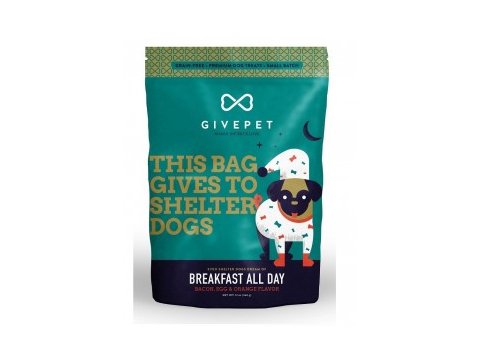 GivePet Crunchy Dog Treats Breakfast All Day 12 Oz.