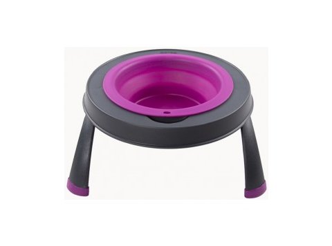 Dexas Single Elevated Feeder Pink 4 Cup