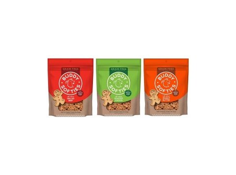 Buddy Biscuits Grain Free Soft & Chewy Treats 5 oz. Slow Roasted Beef