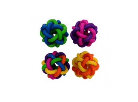 Multipet Nobbly Wobbly Rubber Assorted Colors Medium