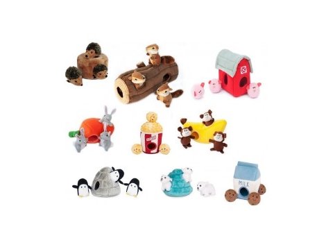 ZippyPaws Zippy Burrow Milk & Cookies