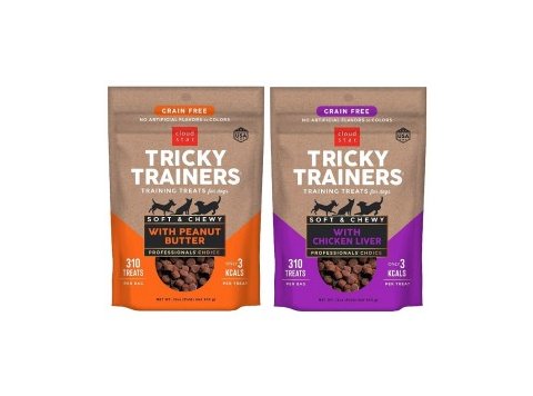 Cloud Star Grain Free Tricky Trainers Chewy Treats 12oz Peanut Butter