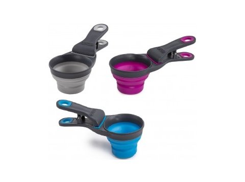 Dexas Collapsible KlipScoop .5 Cup Pro Blue