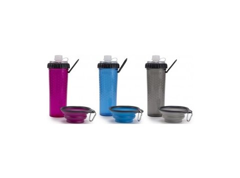 Dexas Snack-DUO with Travel Cup Pink