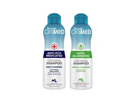 TropiClean OxyMed Medicated Shampoo 20 oz Hypo-Allergenic