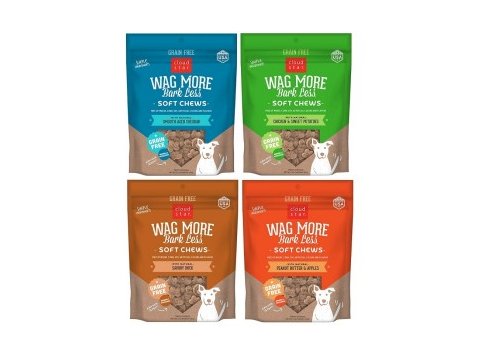 Cloud Star Wag More Bark Less Soft & Chewy Treats 5 oz Smooth Aged Cheddar