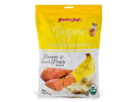 Grandma Lucys Dog Organic Baked Banana Treat 14 oz.