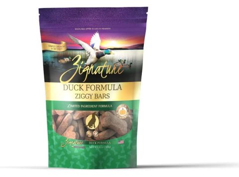 Zignature Dog Ziggy Bar Treat Duck 12oz.