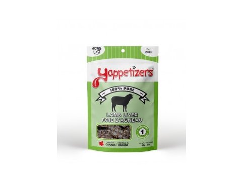 Yappetizers Dog Treats - Lamb Liver